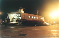 The Princess Anne (GH-2007) at Dover, positioning for evening maintenance